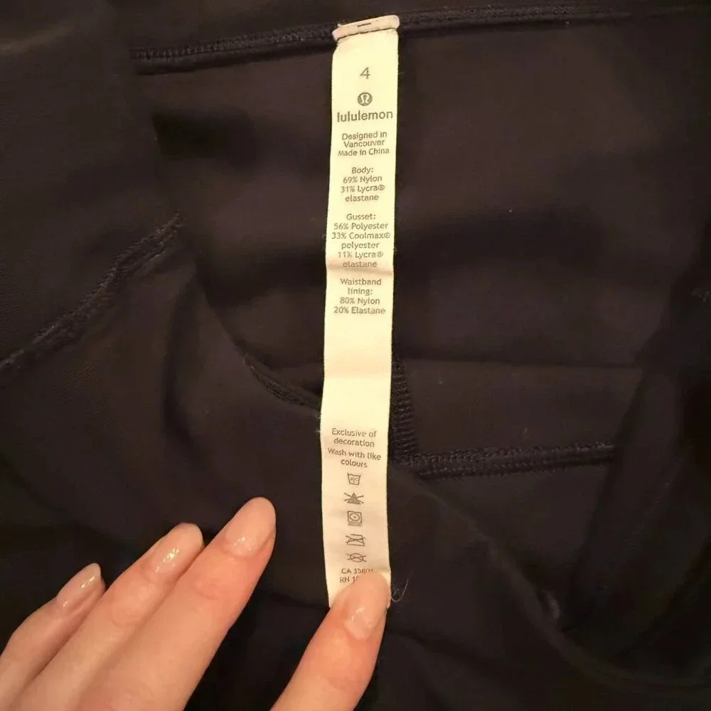 Black Tight with  Pockets 28", Lululemon, US 4 - Picture 8 of 8